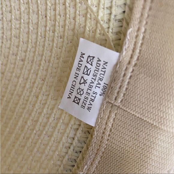 MISS TO MRS | Natural Straw Beach Hat (Honeymoon Hat) - Picture 5 of 5